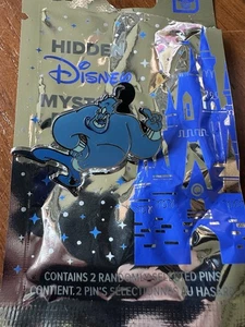 Genie Hidden Mickey Blue Chaser Pin 2025 Walt Disney World DWD - Bild 1 von 3