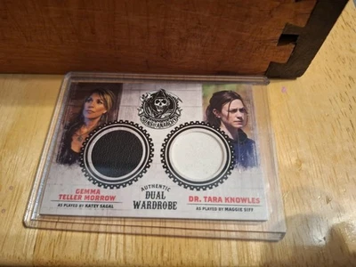 2014 Cryptozoic Sons of Anarchy Katey Sagal & Maggie Siff DM2 Dual Patch Card AA - Image 1 of 2