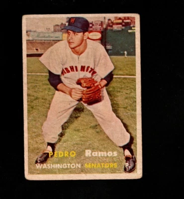 1957 Topps # 326 Pedro Ramos  VG - Image 1 of 2