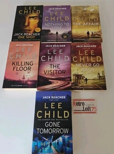 Lee Child Jack Reacher Buchpaket x7 Taschenbücher. Sehr guter gebrauchter Zustand  - Bild 1 von 6