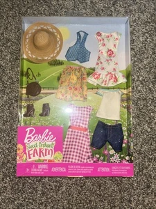 Barbie Sweet Orchard Farm Fashion Clothing Outfits & Accessory Set NEW - Picture 1 of 4