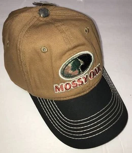 Mossy Oak Adjustable Hat Baseball Cap New Khaki One Size Fits Most - Picture 1 of 8