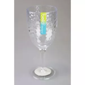 Wine Glasses Goblet Red White Wine Dinner Cups Dimple Design Clear 400ml - Picture 1 of 1