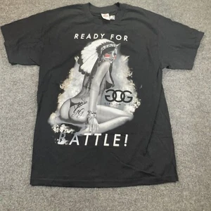 GOG - Ragazza su ragazza - T-shirt - ""Pronta per la battaglia"" - Maniche corte - Nero uomo L - Foto 1 di 8