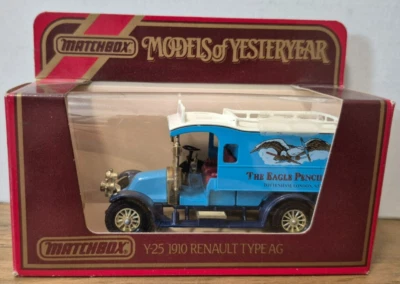 Y 25 1910 Renault TYPE AG Eagle Pencil Models of Yesteryear Matchbox in J Box - Bild 1 von 2