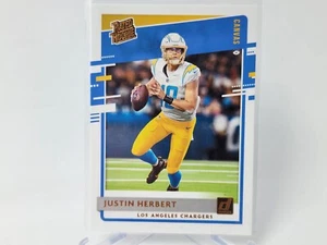 2020 Panini Donruss #303 Justin Herbert Canvas RC Rated Rookie - Picture 1 of 2