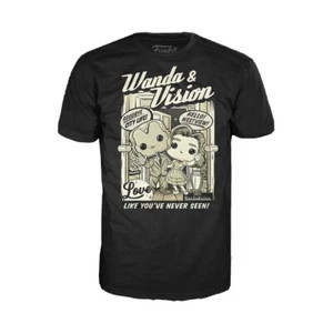 Marvel Funko Pop Tee T-Shirt Wanda & Vision House Size XXL 2XL Black Wandavision - Picture 1 of 3