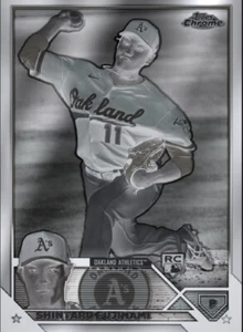 [DIGITAL] Topps Bunt - Shintaro Fujinami Topps Chrome 23 S1 -  Black White Base - Picture 1 of 1