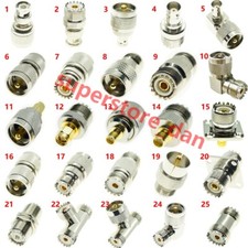 UHF TO BNC N SMA UHF SO239 PL259 male female RF Connector Adapter Test Converter