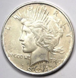 1934-D Peace Silver Dollar $1 - Excellent Condition - Nice Luster - Rare Date! - Picture 1 of 3