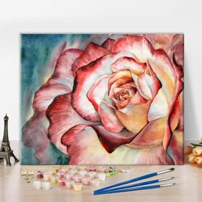 Adult Paint By Numbers, Roses Paint By Numbers Kids - Image 1 of 3