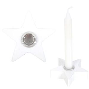 White Star Spell Candle Holder Magical Celestial Themed Home Fragrance Ornament