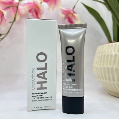 Smashbox HALO Healthy Glow All-In-One Tinted Moisturizer ~ DEEP ~ 12mL/.41 fl oz - Image 1 of 4
