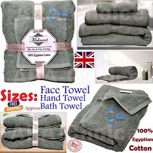 1/3pcs Towel Bale Set Luxury 100% Egyptian Cotton Bath Hand Face Bathroom Towels