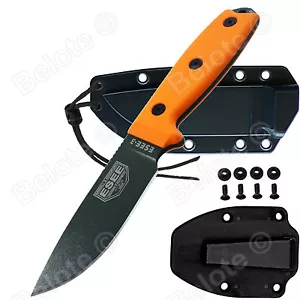 ESEE Modell 3 OD grüne einfache Klinge abgerundeter Knauf schwarze Hülle orange G10 3PM-OD - Bild 1 von 4