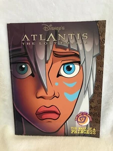 New Vintage 2001 Disney Atlantis Lost Empire Mark Of Princess Book & Tattoos - Picture 1 of 9