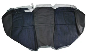 Genuine Ford FG XR Sedan Rear Leather / Cloth Seat Base Trim - Blue / Black - Picture 1 of 2