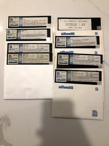 Vintage 5.25'' Olivetti diskettes Ms-DOS 3.10 and GW-Basic For EGC and more - Picture 1 of 6