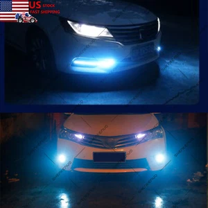 Fog Lights For Ford F150 2002 - 2016 8000K Ice Blue 80W LED Bulbs H10 9145 9140 - Imagen 1 de 12