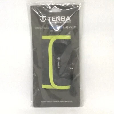 Tenba Reload CF 6 Memory Card Wallet Black Camouflage/Lime 636-219 Digital Photo - Image 1 of 3
