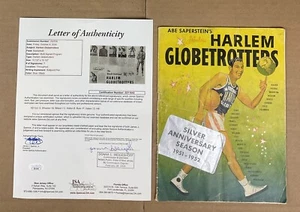 1954 Harlem Globetrotters Program Autographed By Team 27th Season JSA Authentic - Picture 1 of 11