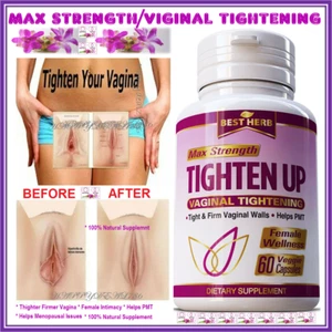 Female Tighten Up Vaginal Tightening Pills Supplement All Natural Stop Odor PMS - Picture 1 of 7