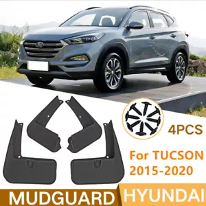 FIT FOR 2016-2020 HYUNDAI TUCSON SUV MUD FLAP FLAPS SPLASH GUARDS MUDGUARDS - Picture 1 of 6