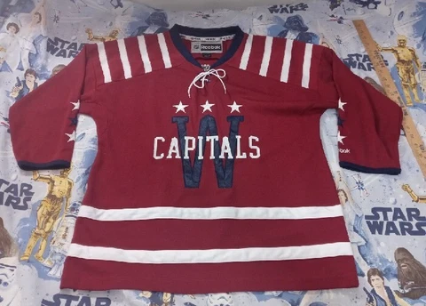 Reebok Washington Capitals 2015 Winter Classic NHL Hockey Jersey Maroon L/XL Cover