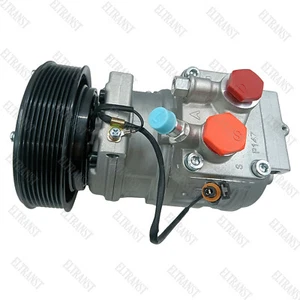Denso 10PA17C A/C Compressor RE46609 SE503065 forJohn Deere 450H 550H 450J 650J - Picture 1 of 5