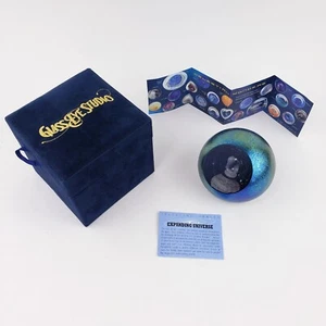 Glass Eye Studio Expanding Universe Celestial Series Paperweight Complete w Box - Picture 1 of 15