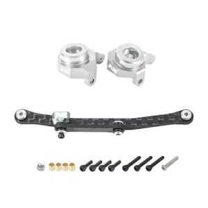 Eslabones de dirección de carbono CNC NexxSpeed con nudillos de aluminio - AXIAL SCX24 / AX24 - Imagen 1 de 2