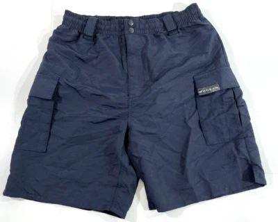 NEW LARGE MENS MOCEAN TECH NYLON PATROL SHORTS 1080 NAVY LARGE REG - Image 1 of 3