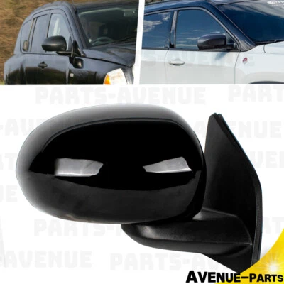 Conjunto de espejo retrovisor pintado negro de 5 pines para Jeep Compass 2007-2016 pasajero derecho Foto 1 de 4