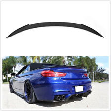 Glossy Black V Style Trunk Spoiler Wing Lip For BMW 6-Series F12 2012-17