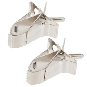 2 pezzi clip di fissaggio per alimenti per animali domestici uccelli verdure gabbia per uccelli clip per contenere cibo - Foto 1 di 12