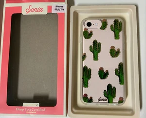 ๐งท Sonix Apple iPhone SE/8/7/6 Clear Coat Case - Cactus Prickly Pear ๐ - Picture 1 of 2