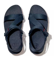 GUC Women Fitflop Blue Adjustable Straps Platform Wedge Sandals Size 6