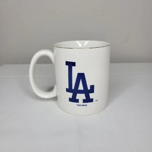 The Memory Company Los Angeles Dodgers Christmas Coffee Mug Merry & Bright NWOT - Picture 1 of 7