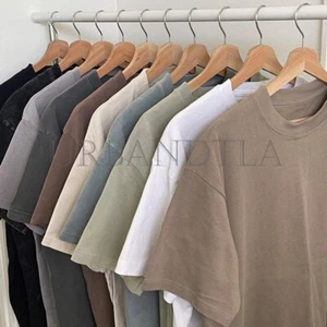 Men's Oversized T-Shirt 7.7 oz Ultra Heavyweight Short Sleeve Baggy Top S-3XL - Picture 1 of 18