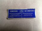 NOS 1979 1980 1981 FORD MUSTANG INDY PACE CAR COBRA M81 A/C CHARGE DECAL LABEL