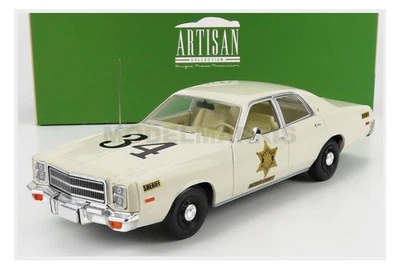 GREENLIGHT 19112 Plymouth Fury Hazzard Police Hazzard County 1977 1/18 - Image 1 of 2
