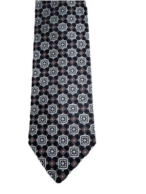 Corbata Robert Talbott Best of Class Tejida Gruesa Geométrica 100% Seda Multicolor Foto 1 de 4