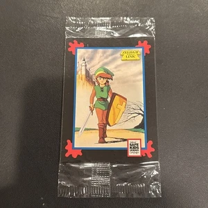 Vintage 1991 Nintendo Impel Trading Card Treats Zelda ll sigillato promo card pack - Foto 1 di 5
