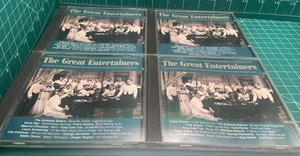 THE GREAT ENTERTAINERS 4 CD Box Sinatra Crosby Garland Armstrong Astaire CDC1050 - Picture 1 of 24