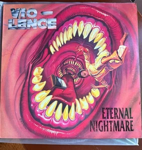 Vio-Lence – Eternal Nightmare - Mechanic Records – MCA-42187 1988 LP - Imagen 1 de 8