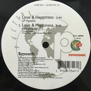 Smooth/Love & Happiness [Perspective Records - 31458 7547 1] - Picture 1 of 2