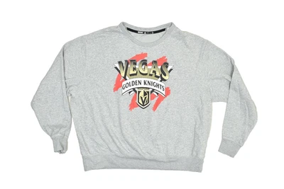 Adidas Men's Gray Vegas Golden Knights NHL Sweatshirt Size 2XL Fan Gear - Image 1 of 4