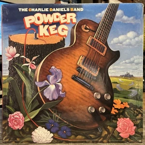 Charlie Daniels Band - Powder Keg - 1987 Epic 40760 LP Vinyl, VG+, In Shrink - Foto 1 di 4