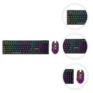 1 Set Wireless Ladet-Tastatur- -Kit Gaming-Tastatur-Hintergrundbeleuchtung - Afbeelding 1 van 12