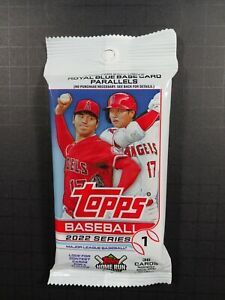 2022 Topps Series 1 cello fat  pack.36cards. Wander Franco RC ? BLUE PARALLELS